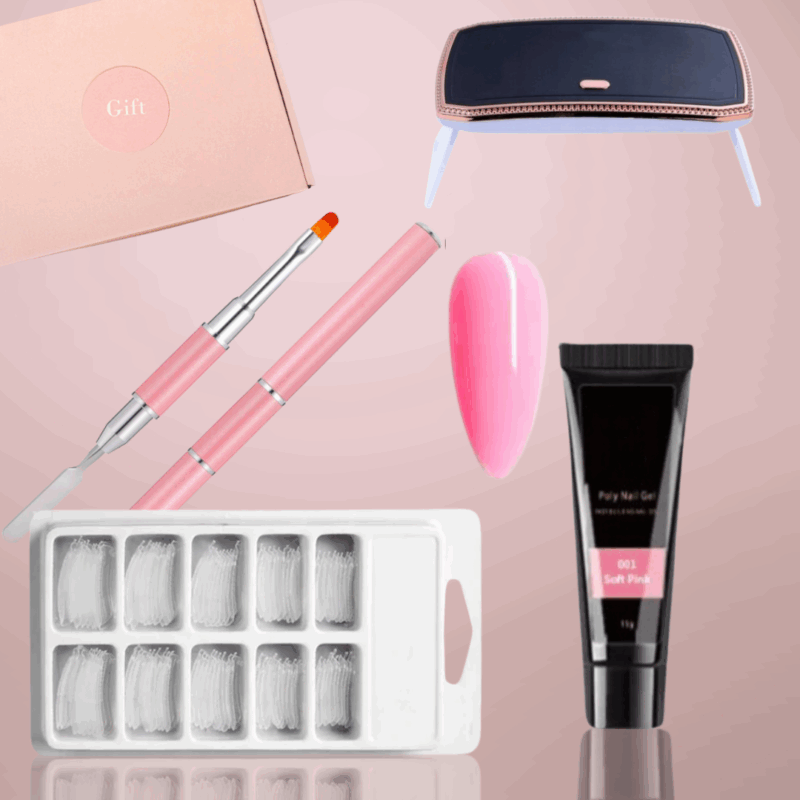 Polygel Set – Pink (inclusief lamp)
