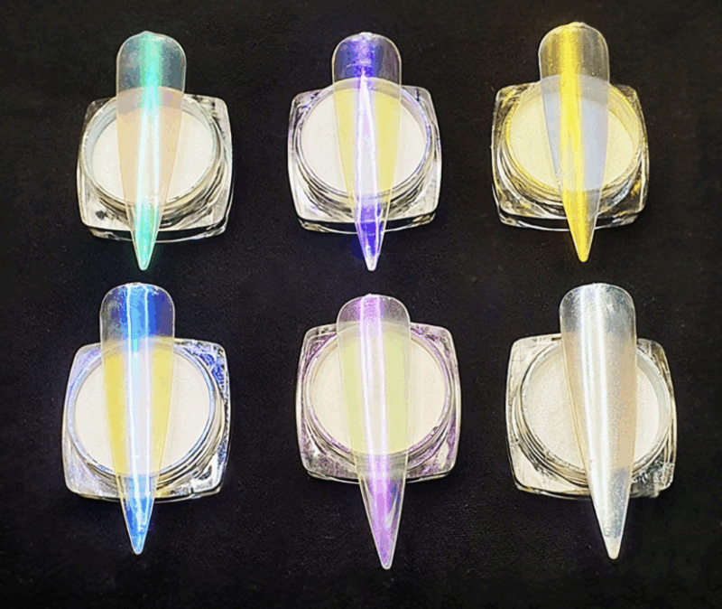 Nagel Chrome powder 6 stuks