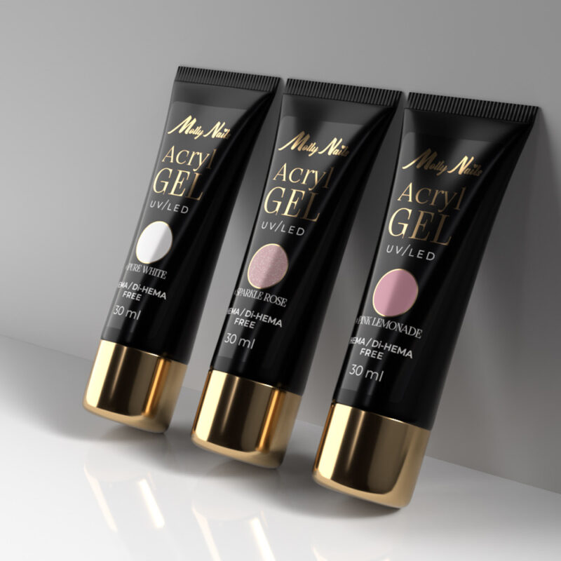 Molly Nails AcrylGel Polygel Champagne Glow 30 ml - Afbeelding 4