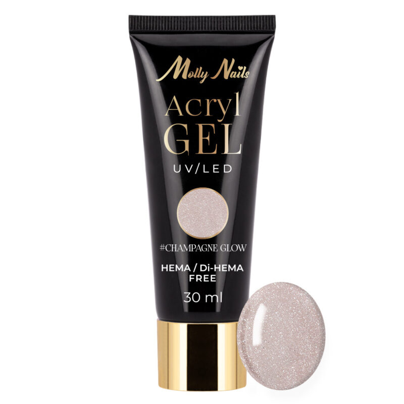 Molly Nails AcrylGel Polygel Champagne Glow 30 ml - Afbeelding 2
