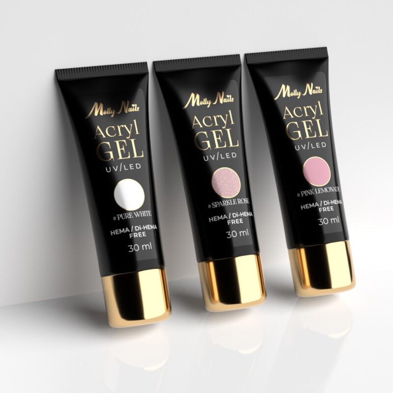 Molly Nails AcrylGel Polygel Sunset Sparkle 30 ml - Afbeelding 5