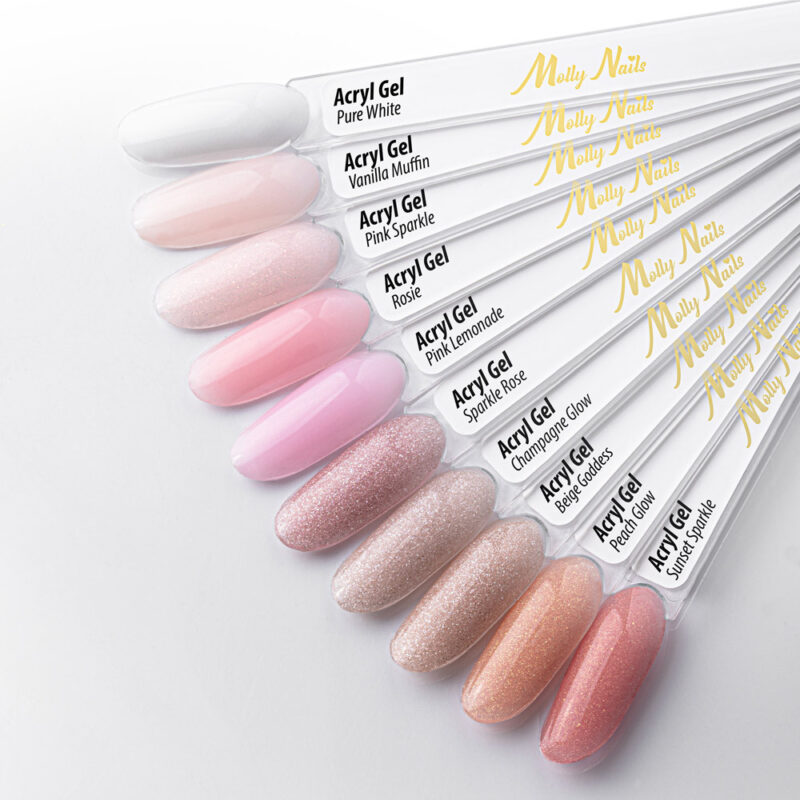 Molly Nails AcrylGel Polygel Sunset Sparkle 30 ml - Afbeelding 3