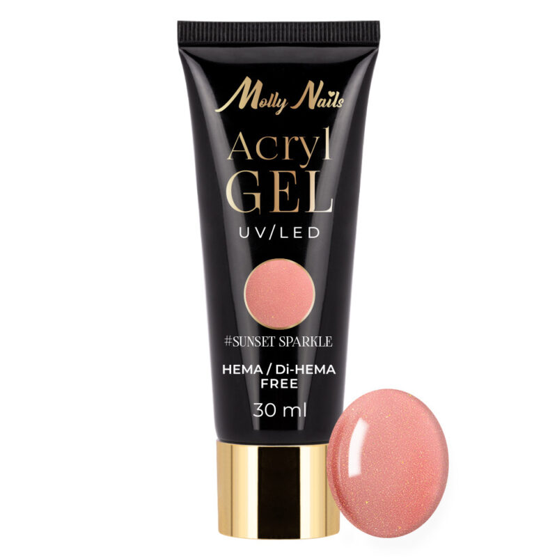 Molly Nails AcrylGel Polygel Sunset Sparkle 30 ml - Afbeelding 2