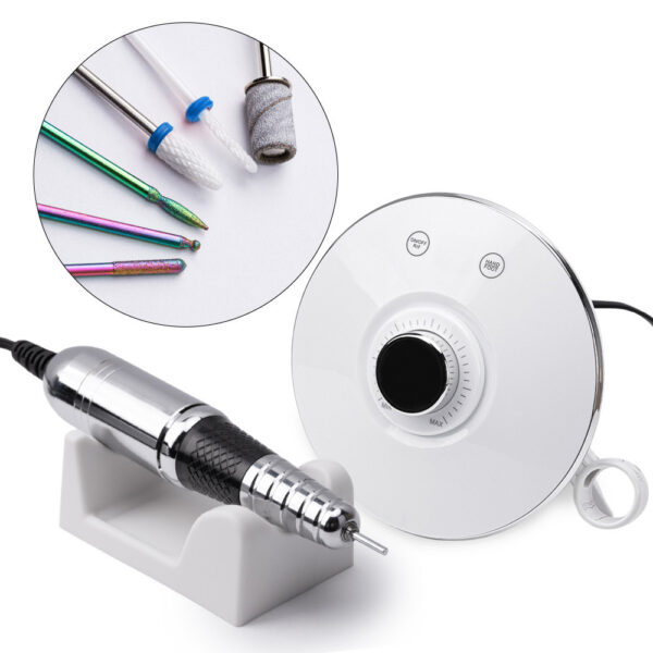 GNB-LAB Frezarka do paznokci 68W Biała M17 45.000 tpm