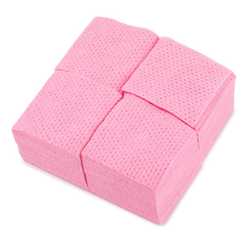 AlleMed Roze Stofvrije Nagel Wipes 5x5 cm 250 stuks