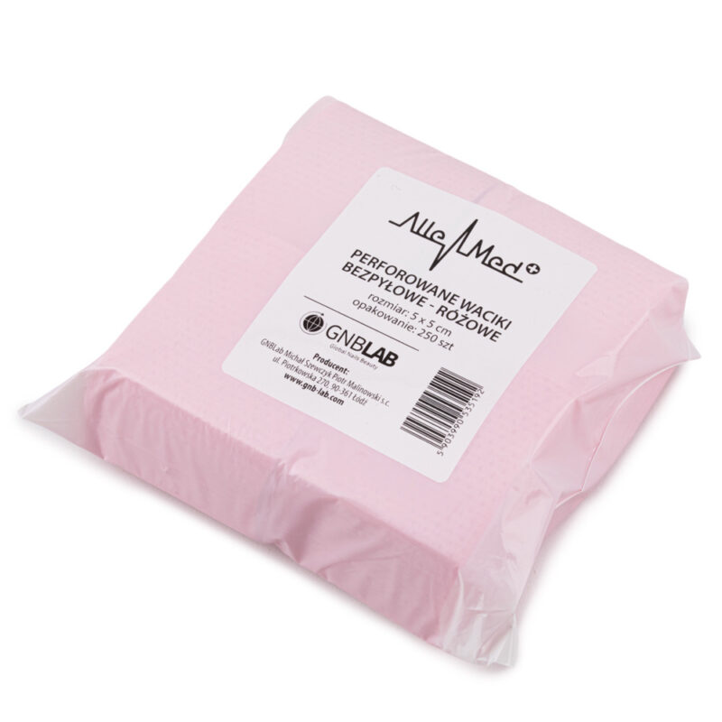 AlleMed Roze Stofvrije Nagel Wipes 5x5 cm 250 stuks - Afbeelding 3
