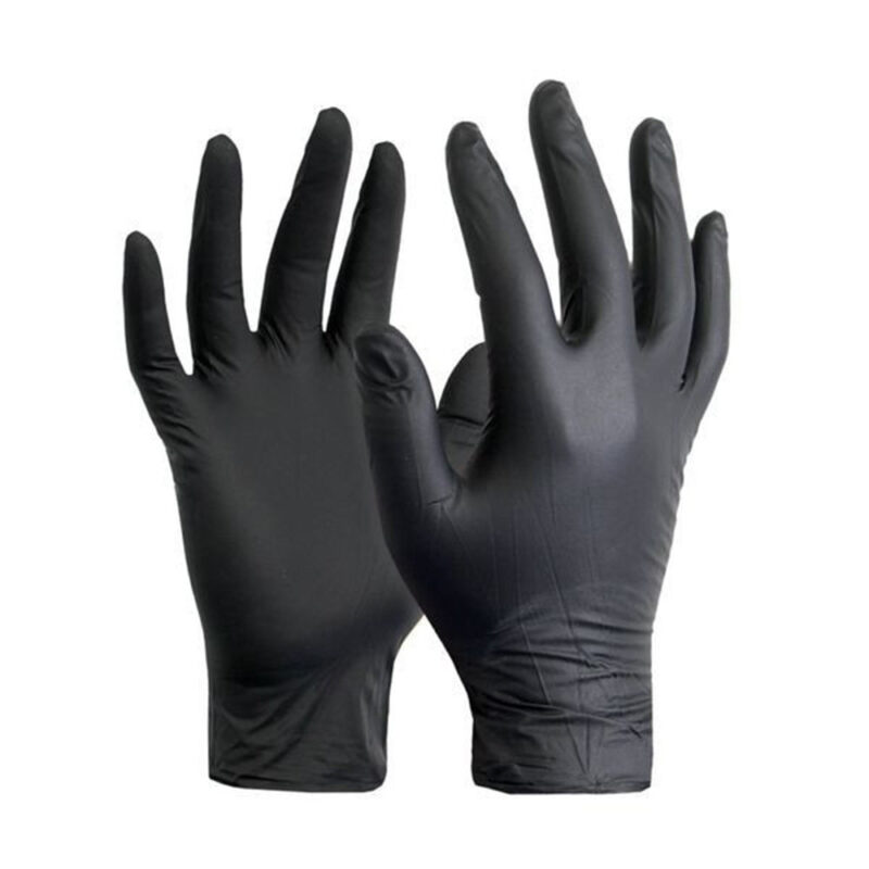 Easycare Zwarte Nitril Handschoenen Maat L 100 stuks - Afbeelding 3